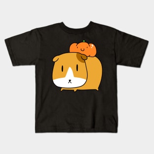 Pumpkin Guinea Pig Kids T-Shirt